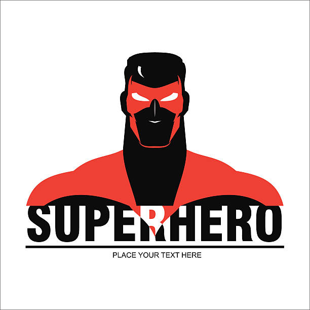 초영웅 - superhero identity heroes mask stock illustrations