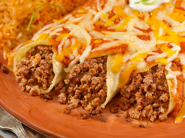 Entomadas or Beef Enchiladas