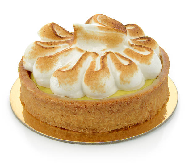 레몬색 파이, 머랭 - lemon meringue pie pie pastry crust portion 뉴스 사진 이미지