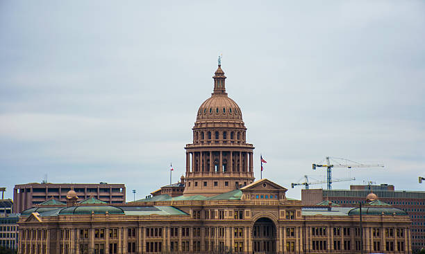 istock Texas State Capitol Building seen from above and far 467396056