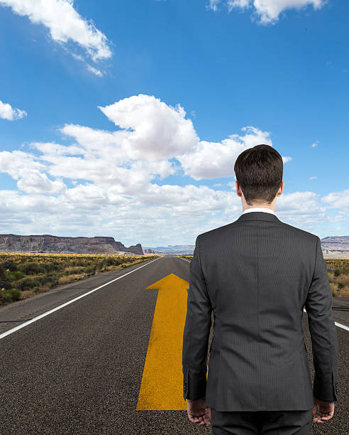 istock businessman on road 467398450