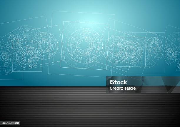 Tech Engineer Background Abstract Blue Tech Engineering Background Stock Illustration - Download ...