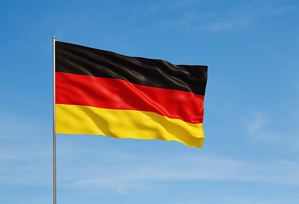 istock Waving flag of Germany 467399062