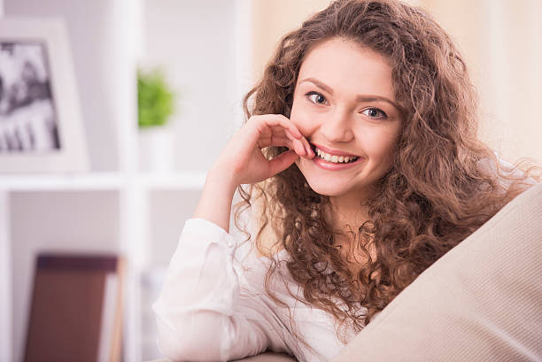 istock Girl at home 467403316