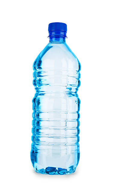 istock blue closed bottle with water isolated 467405782