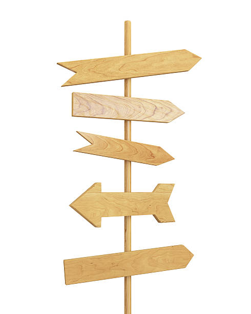 istock wooden signpost isolated on white background 467411144