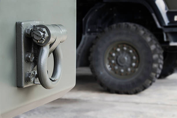 istock Trailer Rear tow hook for transportation. 467413868