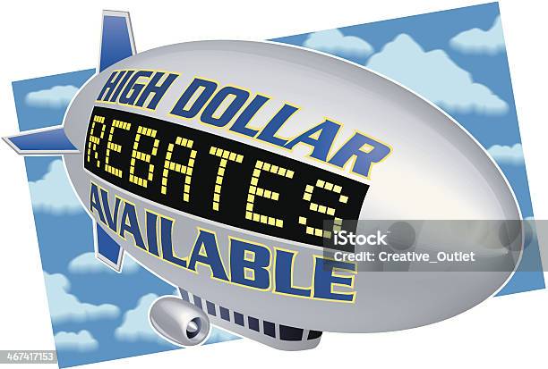 rebates-heading-stock-illustration-download-image-now-blimp