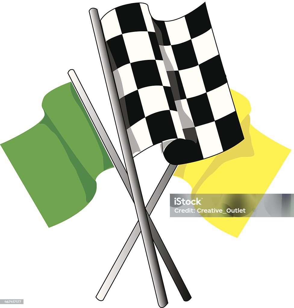 European Flags Racing Racing Flags Stock Illustration - Download Image Now - Auto Racing ...
