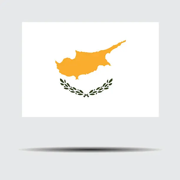 Vector illustration of National flag of Cyprus