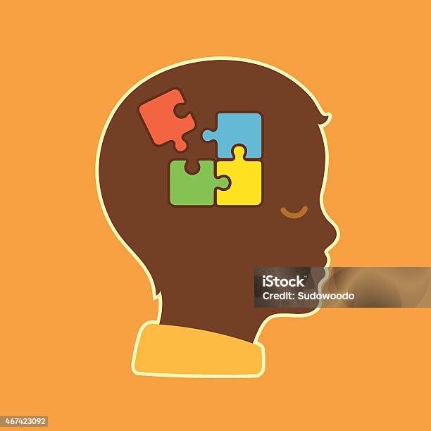 Autism Stock Illustration - Download Image Now - Jigsaw Puzzle, Child, Autism