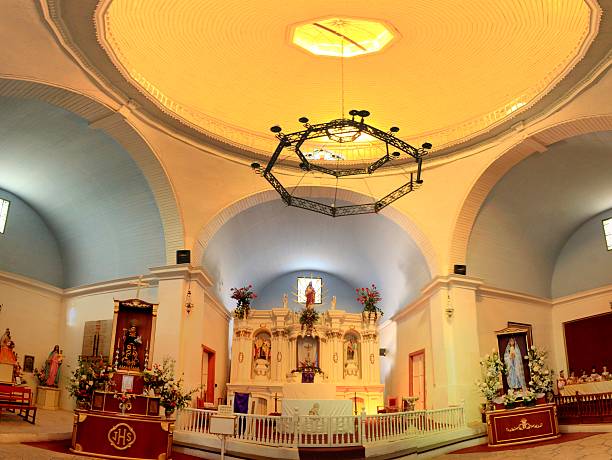 istock Church at pica, atacama, chile, 467428582
