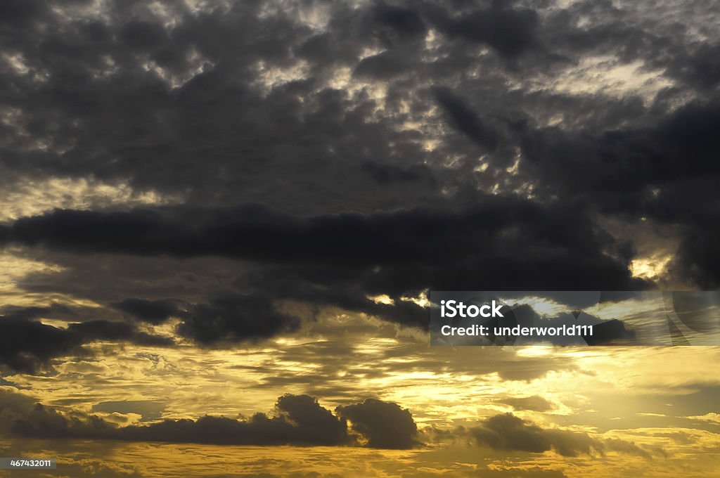 Nuvens sobre o Oceano Atlântico - Royalty-free Ao Ar Livre Foto de stock