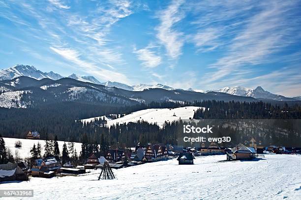 Winter View Of The Tatra Mountains Poland Stock Photo - Download Image Now - Winter, Zakopane, 2015