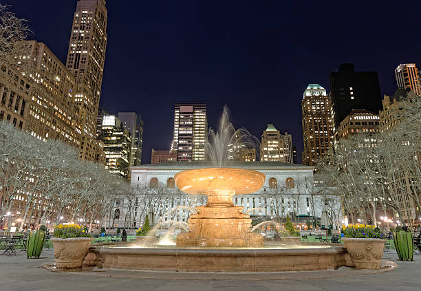 istock Bryant Park Fountain, Manhattan 467434248