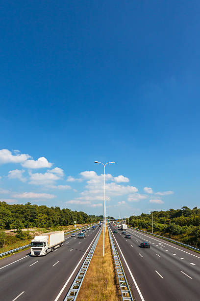 istock Multiple lane highway in The Netherlands 467434491