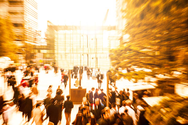 istock Business people in London financial district 467436842
