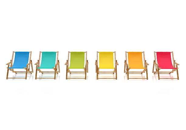 istock colorful sun chairs isolated on white background 467436874