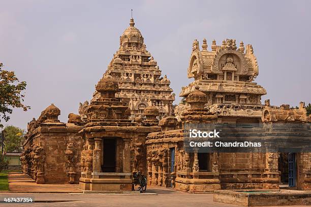 Kanchipuram India The 1300 Year Old Kailasanathar Hindu Temple Built By The Pallava King Narasimhavarman Ii Between 685705 Ad Stock Photo - Download Image Now