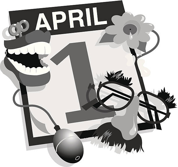 April Fools Calendar April Fools Calendar april fools day calendar stock illustrations