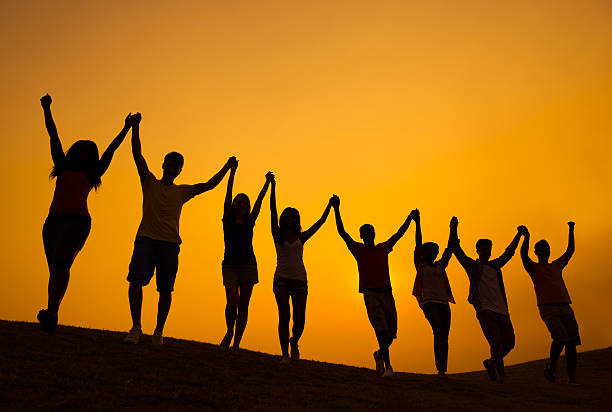 istock Success Arms Raised People Celebration Concept 467437670