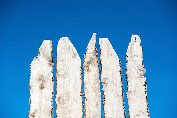 istock Wood wall and blue sky 467440548