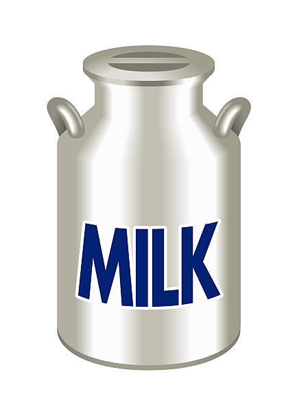 mleko puszki. - surowe mleko stock illustrations