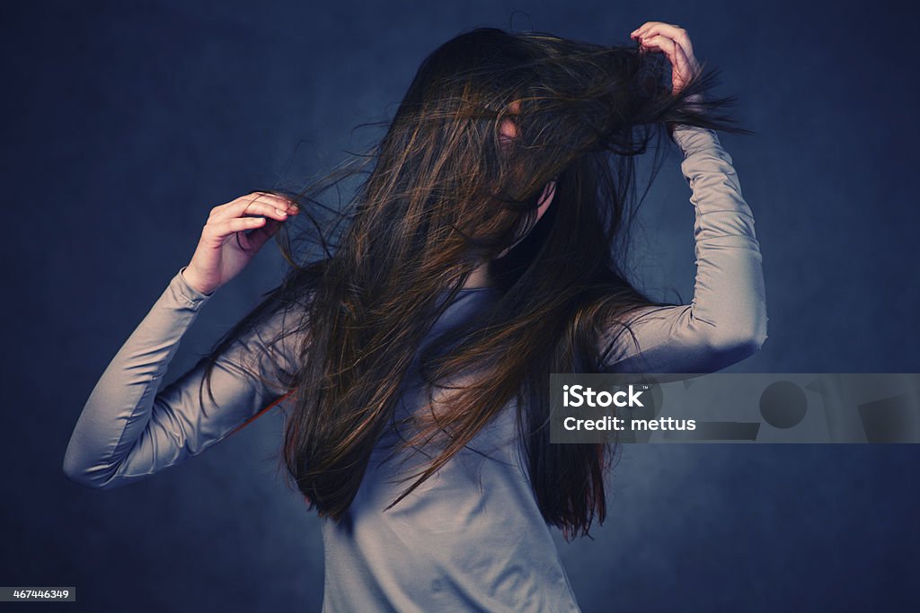 Lindo brunette - Foto de stock de 18-19 Anos royalty-free