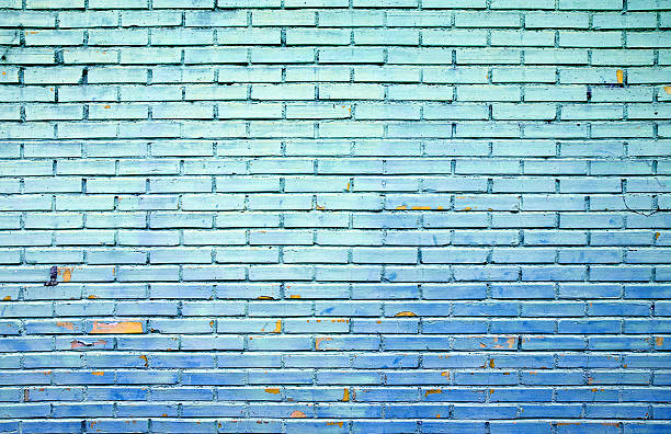 istock Old Grunge Green Brick Wall Background 467447324