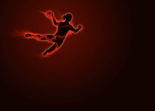 istock Woman handball background 467447414
