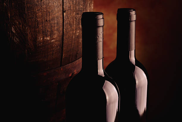red wine stock photo