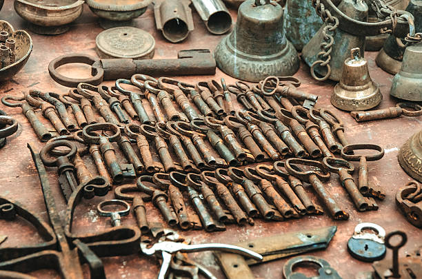 istock Set of old keys. 467447858