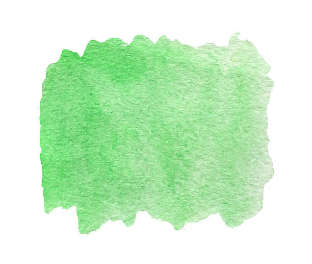 istock Green watercolor abstract background 467448962