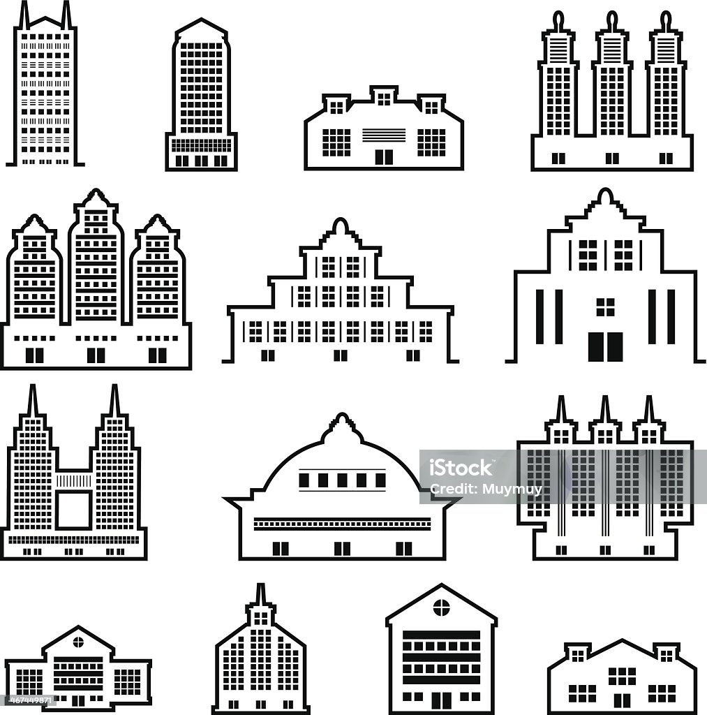Building Vector Stock Illustration - Download Image Now - Apartment ...