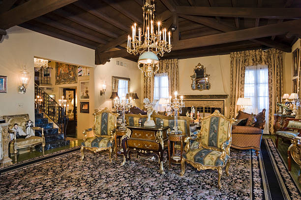 istock Luxury Living Room In House 467452124