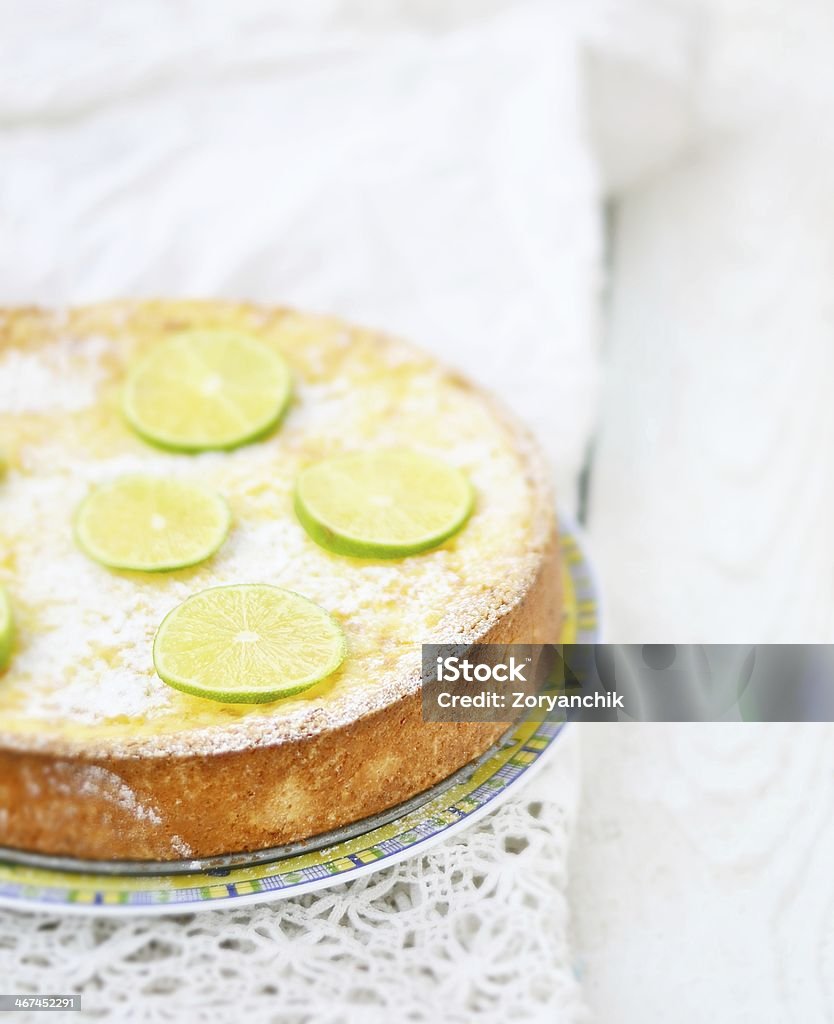 lime and rice cake Baked Stock Photo