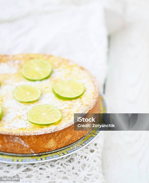 Lime And Rice Cake Stock Photo - Download Image Now - Baked, Cake, Citrus Fruit