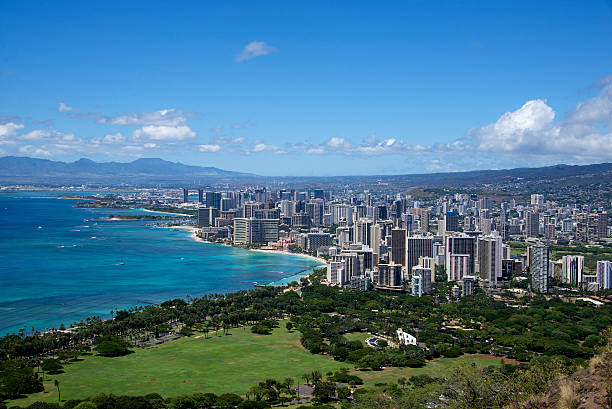 istock View of Waikiki Beach, Oahu 467454696