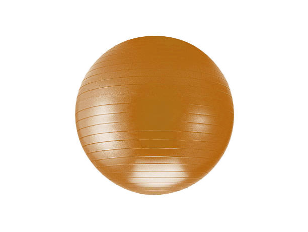 istock orange fitball isolated against a white background 467455414