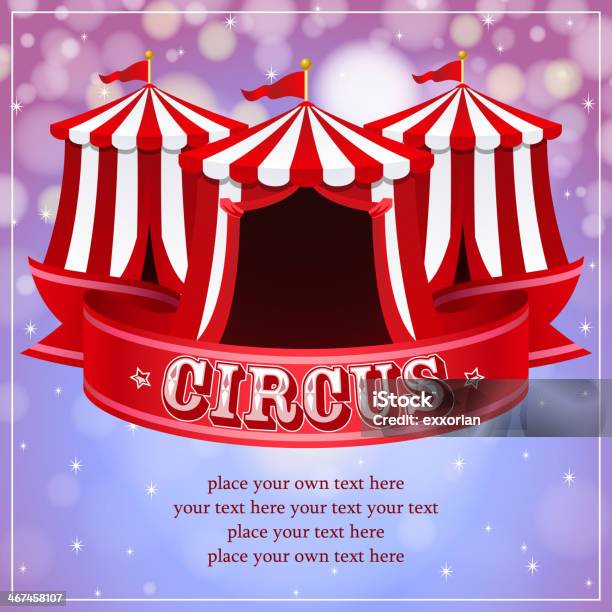Circus Background Stock Illustration - Download Image Now - Circus Tent, Arts Culture and Entertainment, Blank