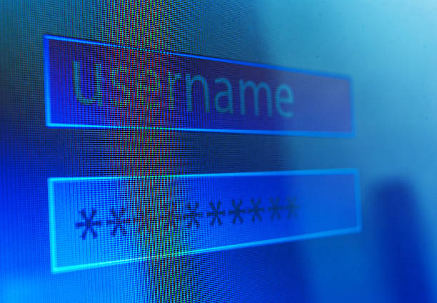 istock Login on monitor 467461130