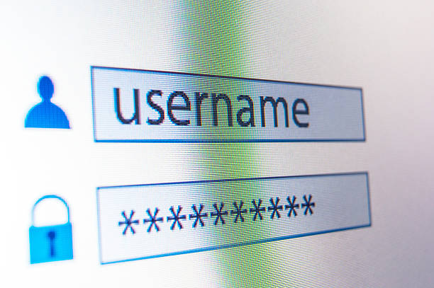 istock Login on monitor 467461136