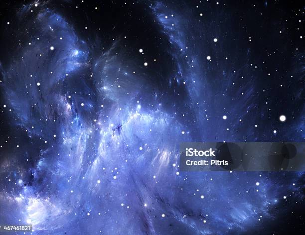 Blue Raumnebel Stockfoto und mehr Bilder von Abstrakt - Abstrakt, Astronomie, Bewegung