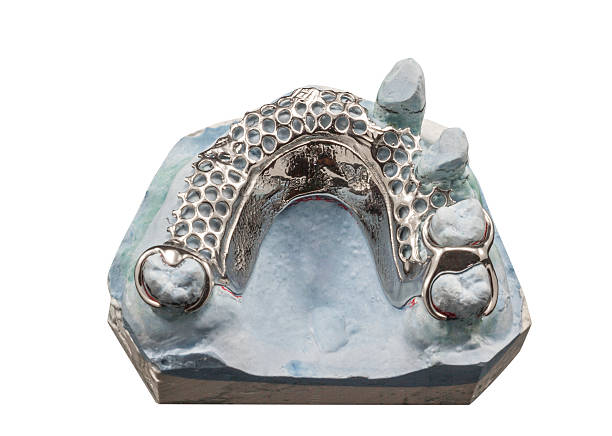 istock Dental Prothetic laboratory,partial denture molds 467461873