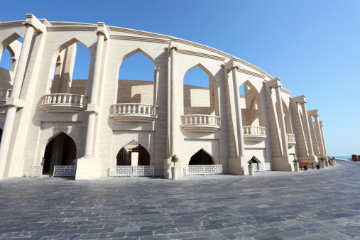 Amphitheater in Katara Cultural Village. Doha, Qatar, Middle East