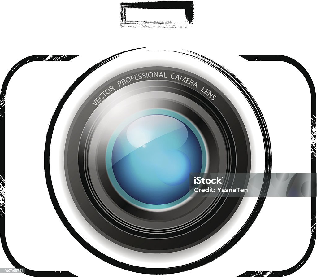 Vecteur icône de caméra - clipart vectoriel de Appareil photo libre de droits