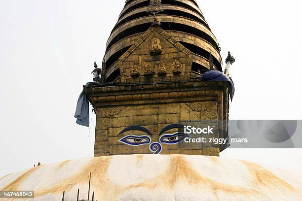 Swayambhunath В Катманду Непал — стоковые фотографии и другие картинки Азия - Азия, Башня, Без людей