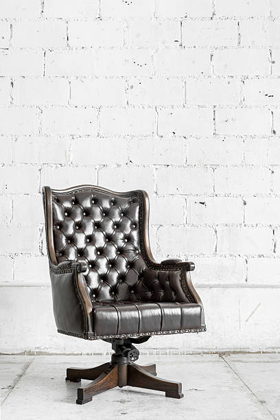 istock Black Chair in vintage room 467468136