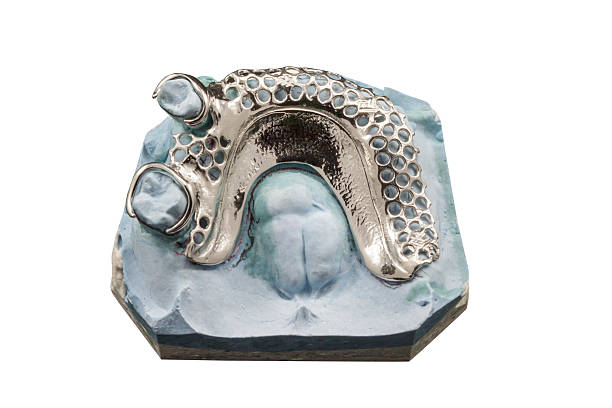 istock Dental cast moulds on a white background 467469527