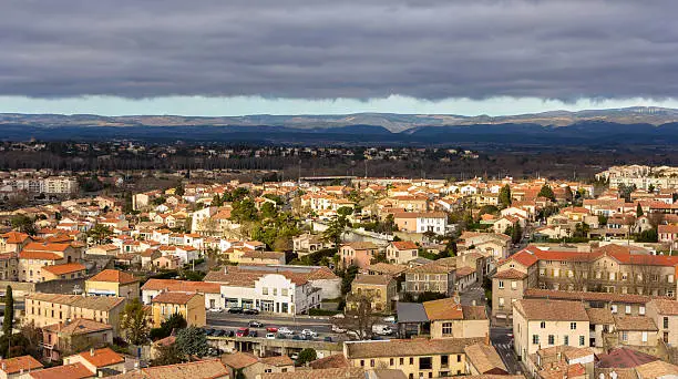 Photo of View of Carcassonne from the fortress - Languedoc, France